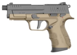 Retay USA RXP22 .22 LR Double/Single Action 4 in Threaded Barrel Optic Ready Fiber Optic FDE/Black