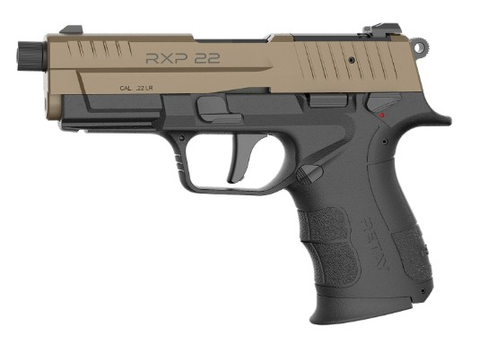 Retay USA RXP22 Semi-Auto .22 LR 4 in Threaded Barrel Optics Ready Black/FDE