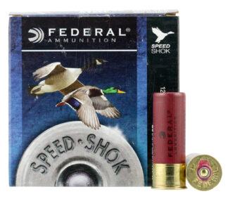 Federal Speed-Shok 12 Gauge 2.75 in #6 Steel Shot, 1 1/8 oz, 25 Rounds