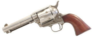 Taylors and Company 1873 Cattleman Single Action .357 Magnum 4.75 in Antiqued Steel Walnut Grip