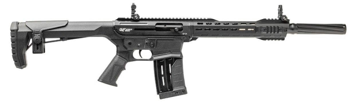 GForce Arms GF25 Semi-Auto 12 Gauge Shotgun, Black