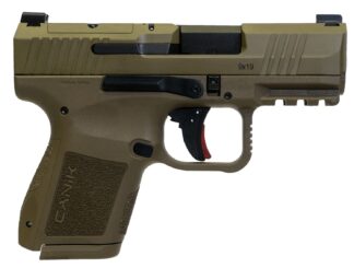 Canik METE MC9 Semi-Auto Pistol 9mm, 3.18 in Barrel, 10-Round, FDE Frame/Black Slide