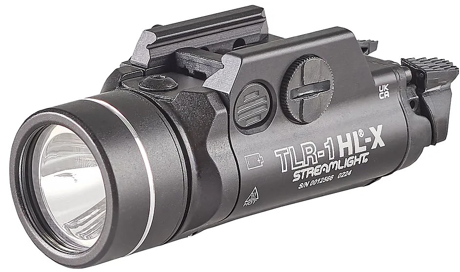 Streamlight TLR-1 HL-X Weapon Light, 1000 Lumens, Black