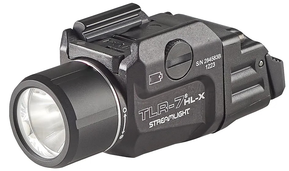 Streamlight TLR-7 HL-X 1000-Lumen USB Rechargeable Universal Rail Weapon Light, Black