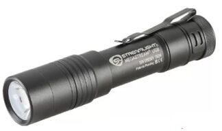 Streamlight MegaStream USB-Rechargeable Flashlight, Universal Rail Mount, 300 Lumens, Black