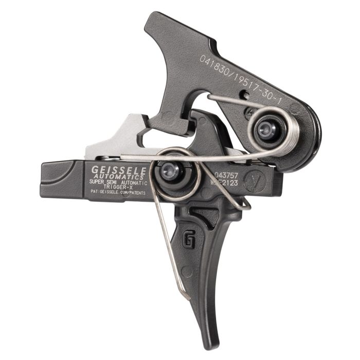 Geissele Automatics SSA X Trigger with Lightning Bow for AR15/AR10, Black