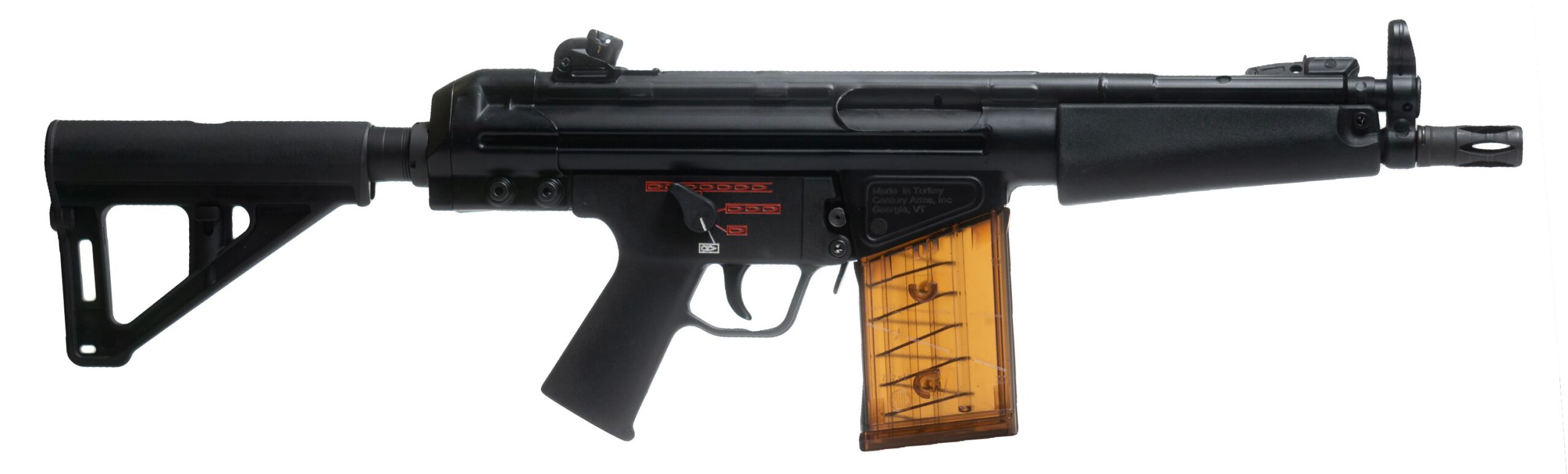 Century Arms AP51 7.62 NATO Semi-Auto Pistol 8.3 in Threaded Barrel, Black, 20 Rounds