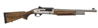 Military Arms MAC 2 Tactical Semi-Auto 12 Gauge 18.5 in Barrel Nickel/Walnut Fixed Sights