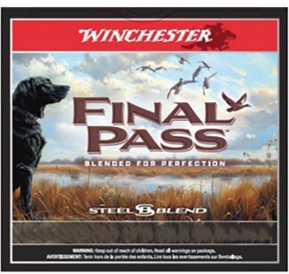 Winchester Final Pass 12 Gauge 3 in Shotshells, 1-1/4 oz #BB/#1.5 Steel Blend, 25 Rounds/Box