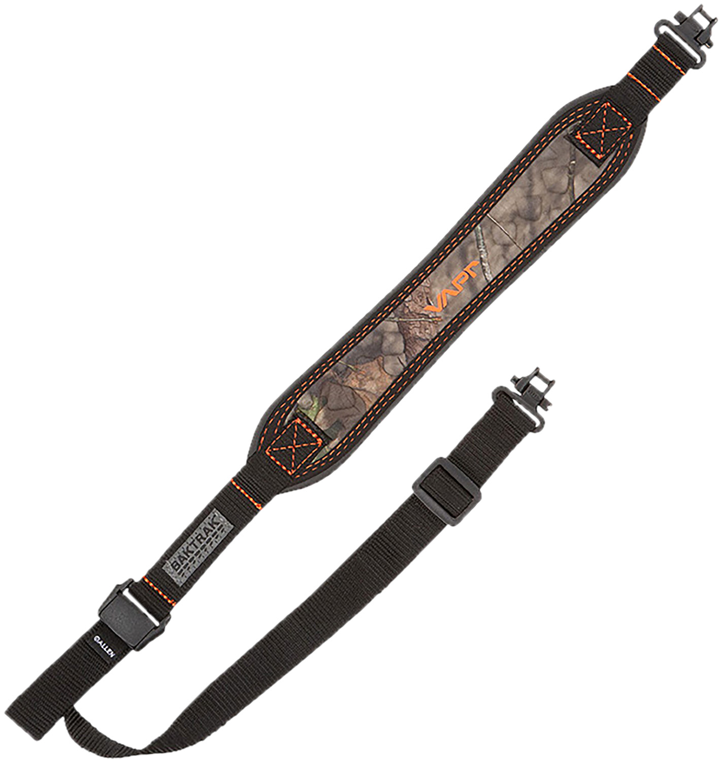 Allen 8376 Vapor Rifle Sling BakTrak Quick-Adjust Mossy Oak Break-Up Country/Black Nylon