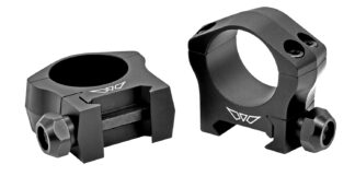 Warne 7200M Mountain Tech 1 in Low Scope Ring Set, Matte Black, Picatinny/Weaver