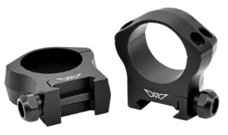 Warne 7214M Mountain Tech 30mm Medium Picatinny/Weaver Scope Rings, Matte Black Finish