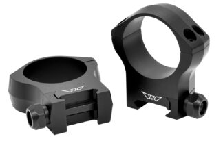Warne 7222M Mountain Tech Fixed 34mm Scope Rings Picatinny/Weaver Matte Black High
