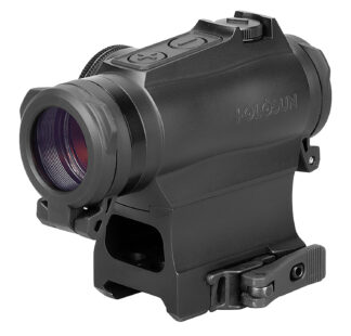 Holosun HS515GM 1x 20mm 2 MOA Red Dot/65 MOA Circle Multi-Reticle Holographic Sight, Black