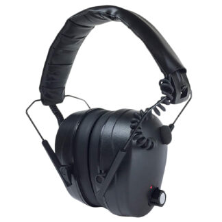 Radians CSE20BX 432EHP Electronic Earmuff, Over the Head, NRR 26 dB, Black, 1 Pair