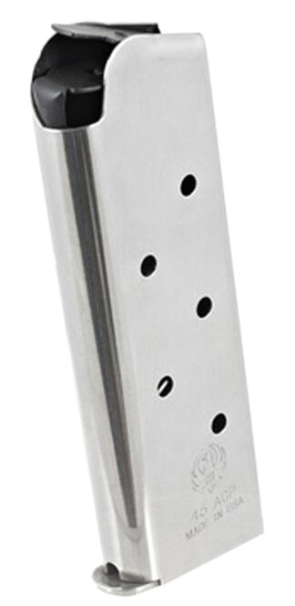 Ruger SR1911 Officer 7-Round .45 ACP Detachable Magazine, Stainless Steel