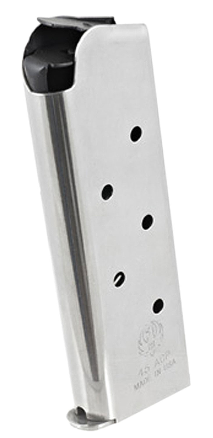 Ruger SR1911 Officer 7-Round .45 ACP Detachable Magazine, Stainless Steel