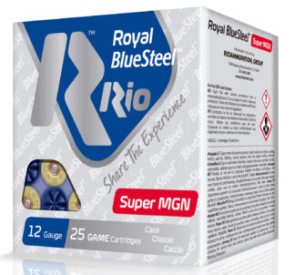 Rio Ammunition BlueSteel Super Magnum Royal 12 Gauge 3.50 in 2 Shot 25 Rounds