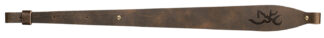 Browning Big Buckmark Sling 25.50-35.50 in Adjustable Distress Brown Leather