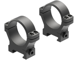 Leupold BackCountry Cross-Slot 35mm High Ring Mount, Matte (Picatinny/Weaver)