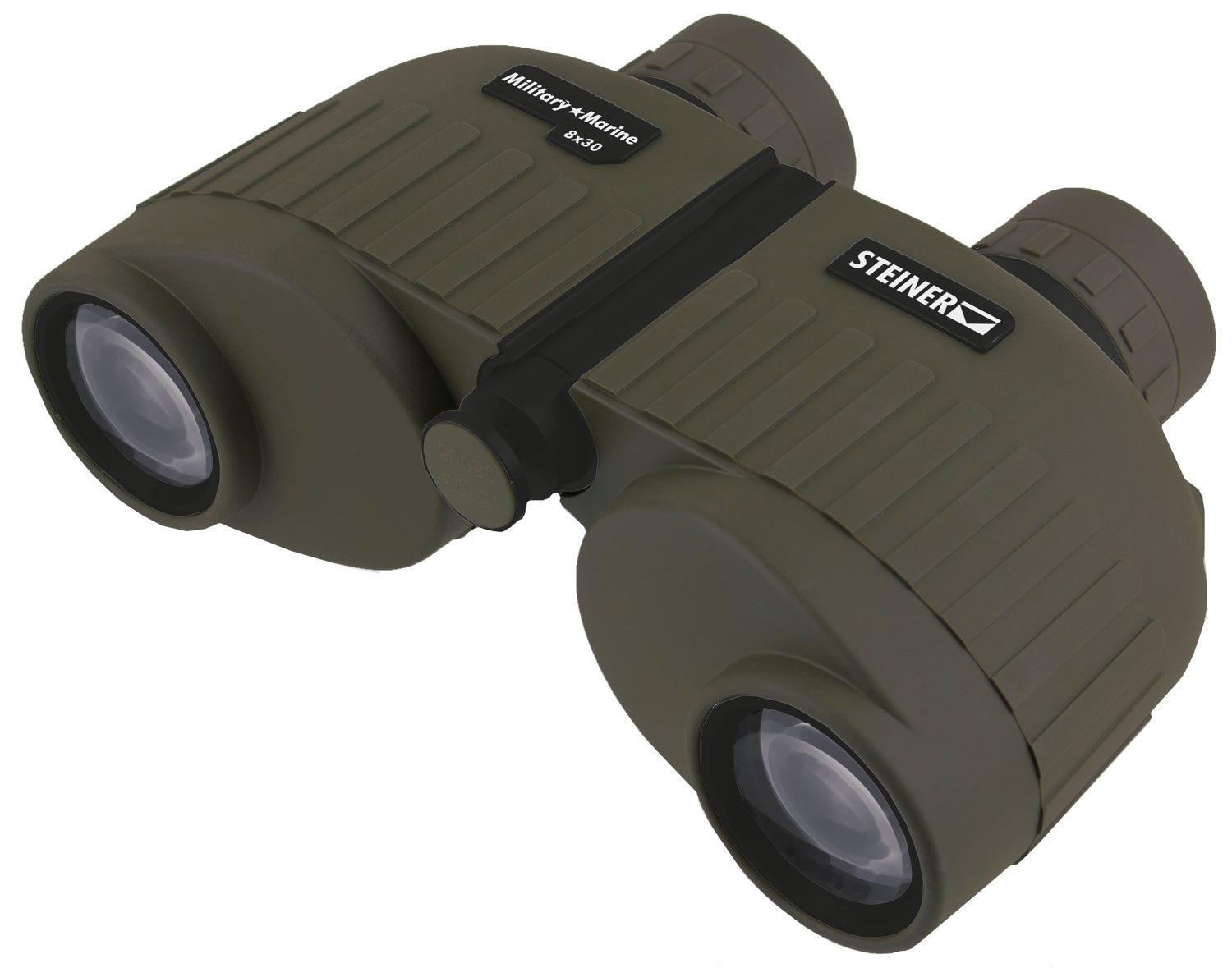 Steiner Military-Marine 8x30mm Porro Binoculars, OD Green Makrolon with Rubber Armor