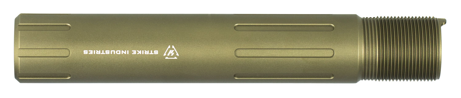 Strike Industries Carbine Pistol Receiver Extension (Buffer Tube) Slick Flat Dark Earth Aluminum