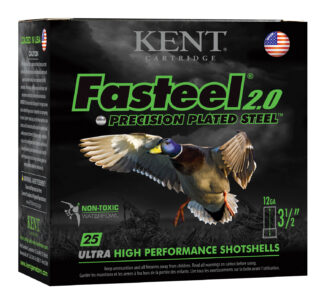 Kent Cartridge Fasteel 2.0 12 Gauge 4 Shot 3.50 in Shell 1 3/8 oz 25 Rounds