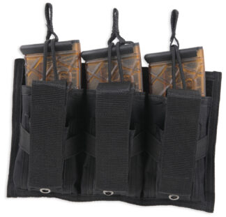 Bulldog Cases Tri-Double Mag Pouch BDT62 Belt Loop Black