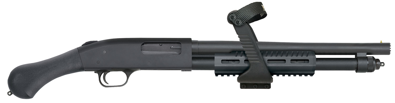 Mossberg 590 Shockwave Shock-N-Saw Pump Shotgun, 14.38 in Blued Barrel, 5+1 Capacity