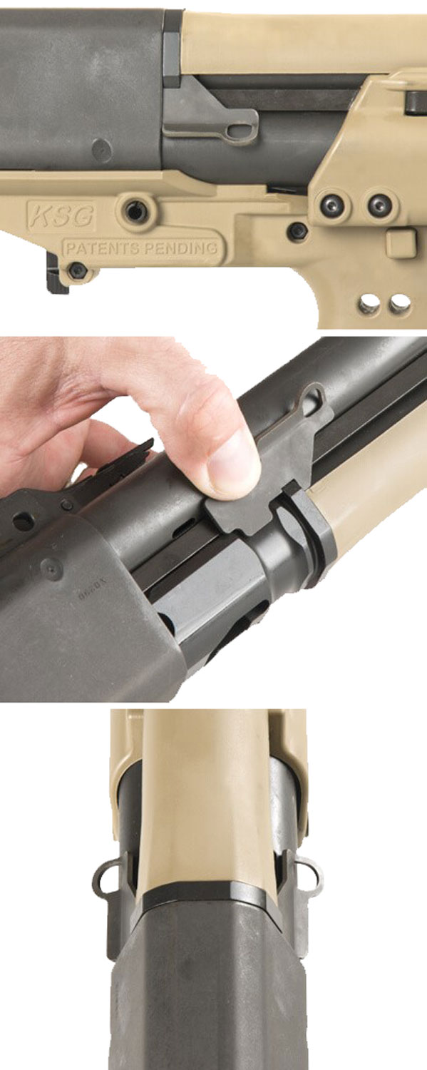 KelTec KSG515 Single-Point Sling Attachment, Black Steel Mount Kit