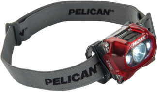 Pelican 2760C Headlamp, 42-289 Lumens, Red LED Modes, 101 Meters Distance