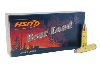 HSM Bear Load .458 Socom 350 Gr Jacketed Flat Point 20 Rounds