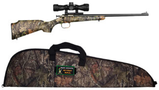 Davey Crickett Crickett KSA2163BSC Single-Shot Bolt Action .22 LR 1-Round Blued/Break-Up Synthetic