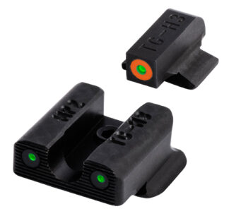 TruGlo TG231MP2C Tritium Pro Night Sights, Green Tritium Front/Rear, Black Outline