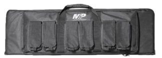 M&P Accessories Pro Tac Gun Case 42 in Black Nylon with Full-Length External Pocket and 6 Magazine Pouches