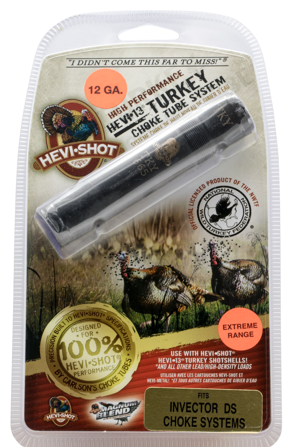 Hevishot 84531 Hevi-Choke Turkey Browning Invector-DS 12 Gauge Non-Ported 17-4 Stainless