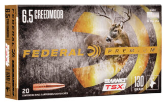 Federal Premium 6.5 Creedmoor 130 gr Barnes TSX 20-Round Box