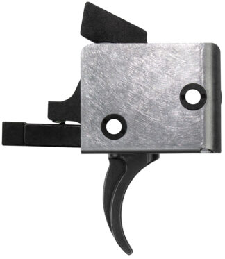 CMC Triggers 95503 Drop-In PCC Single-Stage Flat Trigger for 9mm, 3-3.5 lb Pull, Black/Silver