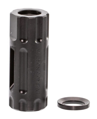 Wilson Combat Q-Comp Muzzle Brake 9mm, 1/2-28 Tpi Threads, Black Melonite QPQ Steel