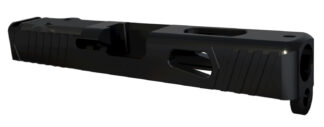RIVAL ARMS Precision Slide A1 Docter Cut Black QPQ Case Hardened 17-4 Stainless Steel for Glock 19 Gen3