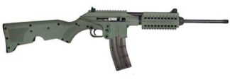 KelTec SU22CA .22 LR Semi-Auto Rifle, 16.1 in Barrel, 26+1 Capacity, Green Picatinny Rail