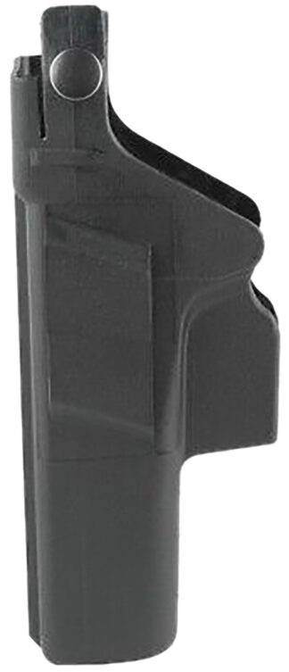 Glock Duty OWB Belt Holster, Thumb Break Retention Strap, Black Polymer, Left Hand, Fits 1.77 in Belt