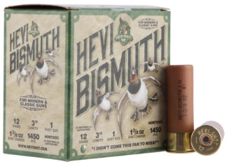 Environ Metal Inc HEVI-Shot HEVI-Bismuth 12 Gauge #1 Shot 3 in Shell, 1 3/8 oz, 25 Rounds