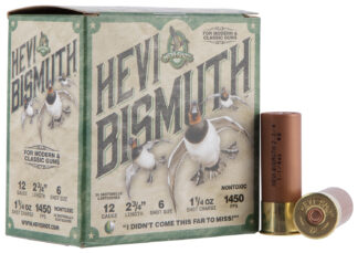 Hevishot HEVI-Bismuth 12 Gauge 2.75 in #6 1 1/4oz, 25-Round Box