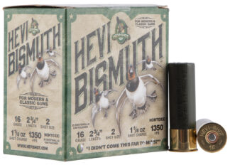 Hevishot HEVI-Bismuth 16 Gauge 2.75 in 2 Shot 1-1/8 oz Shotgun Shells