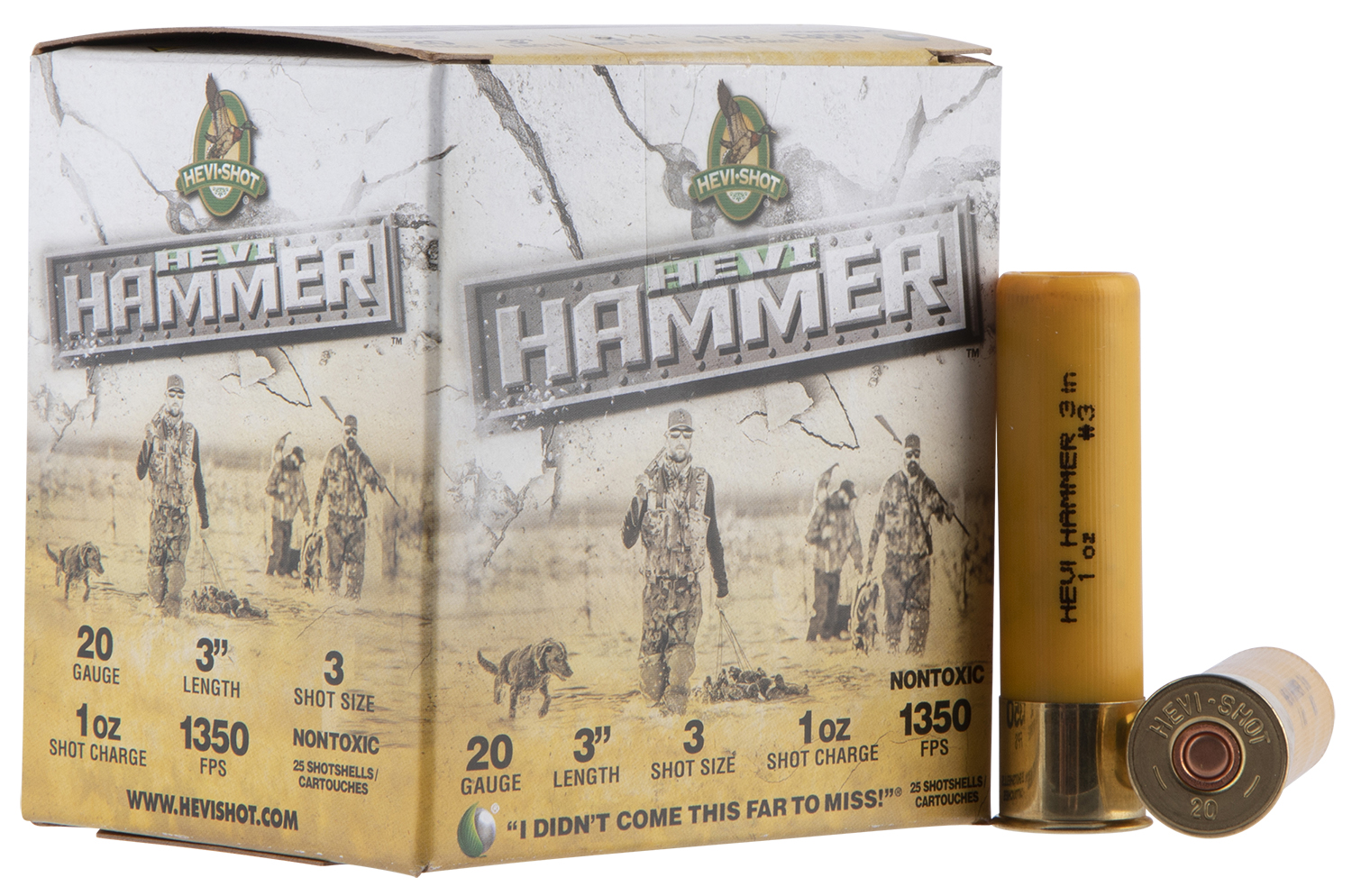Hevishot Hevi-Hammer 20 Gauge 3 in 1 oz #3 25-Round Box