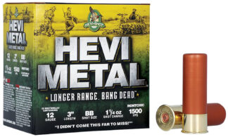 HEVI-METAL HS38088 12 Gauge 3 in #BB 1 1/4 oz 25-Round Box