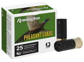 Remington 20048 Pheasant 12 Gauge 2.75 in 1 1/4 oz #6 Lead Shot, 25 Rounds