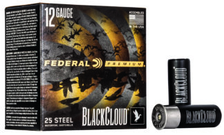 Federal Black Cloud FS 12 Gauge 2.75 in #3 Shot Steel 25 Rounds