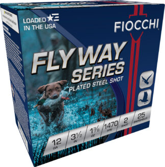Fiocchi Flyway 12 Gauge 3.50" 1 3/8 oz 2 Shot Steel, 25 Rounds
